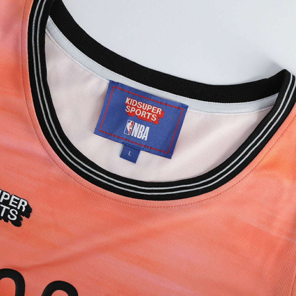 Brooklyn Nets NBA & KidSuper Studios Unisex Hometown Jersey - Coral on sale