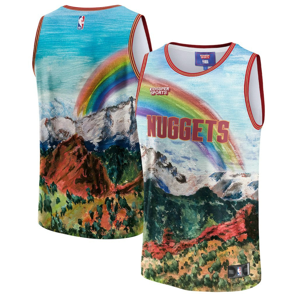 Denver Nuggets NBA & KidSuper Studios Unisex Hometown Jersey sale - Blue on sale