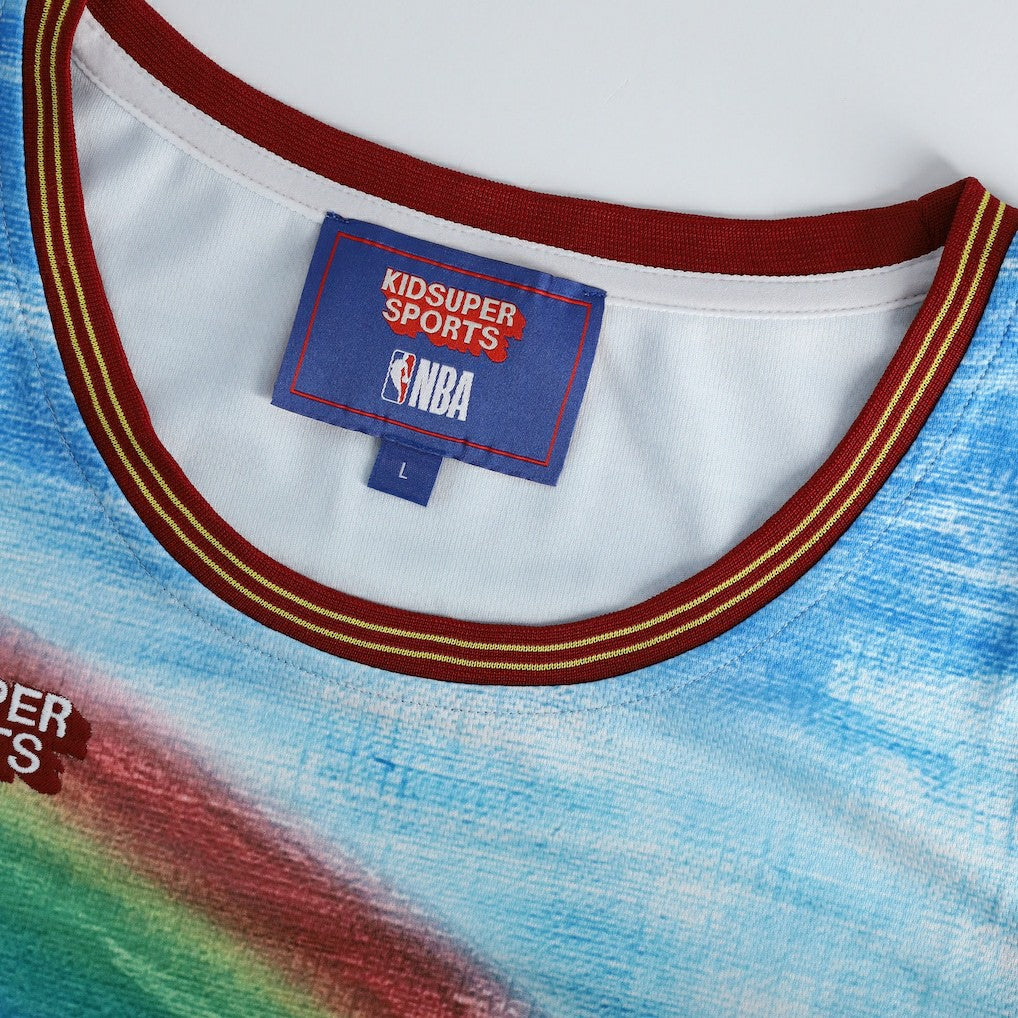 Denver Nuggets NBA & KidSuper Studios Unisex Hometown Jersey sale - Blue on sale