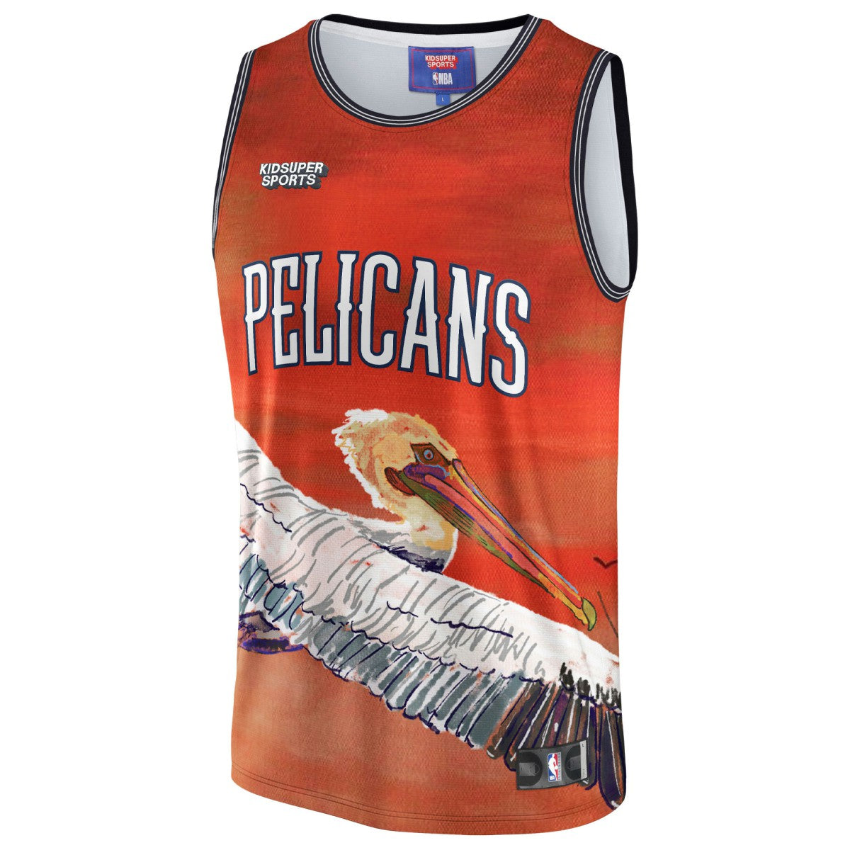 New Orleans Pelicans NBA & KidSuper Studios Unisex Hometown Jersey - Red online