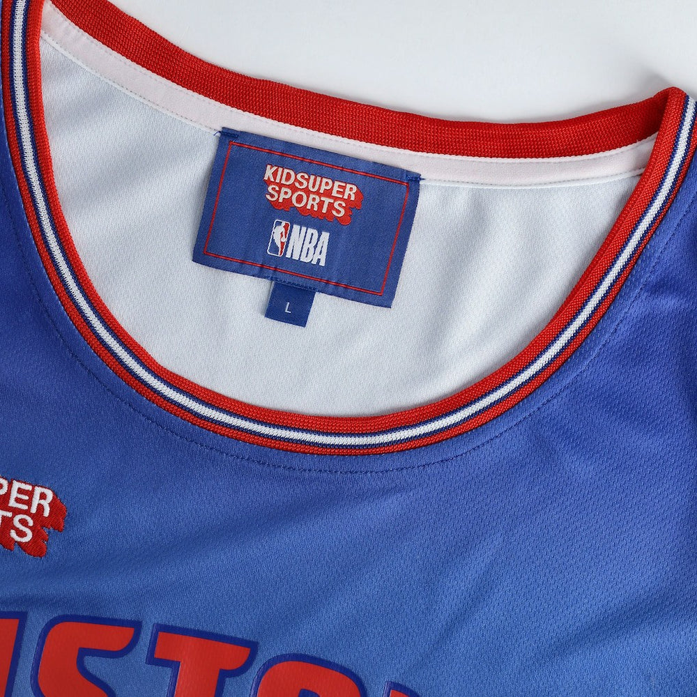 Detroit Pistons NBA & KidSuper Studios Unisex Hometown Jersey sale - Red cheap