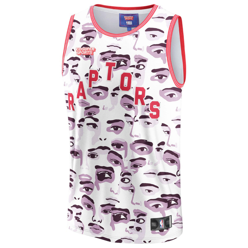 Toronto Raptors NBA & KidSuper Studios Unisex Hometown Jersey - White sale