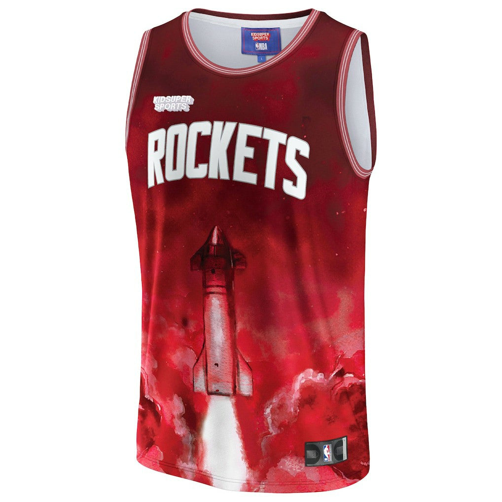 Houston Rockets NBA & KidSuper Studios Unisex Hometown Jersey - Red sale