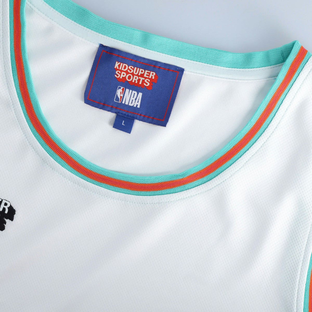 San Antonio Spurs NBA & KidSuper Studios Unisex Hometown Jersey - White cheap