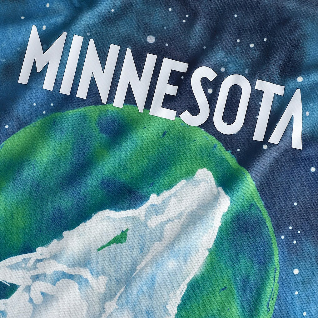 Minnesota Timberwolves NBA & KidSuper Studios Unisex Hometown Jersey - Blue discount