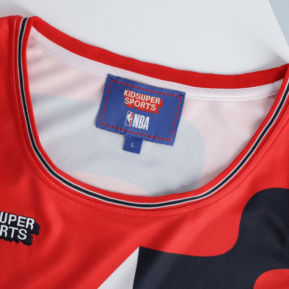 Washington Wizards NBA & KidSuper Studios Unisex Hometown Jersey - Red online
