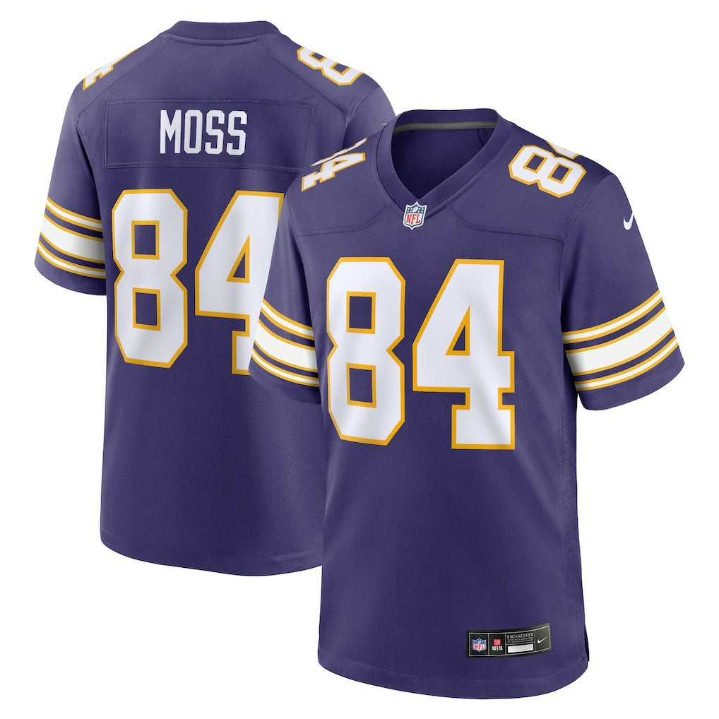 Randy Moss Minnesota Vikings Classic Retired Player Game Jersey - Purple on sale