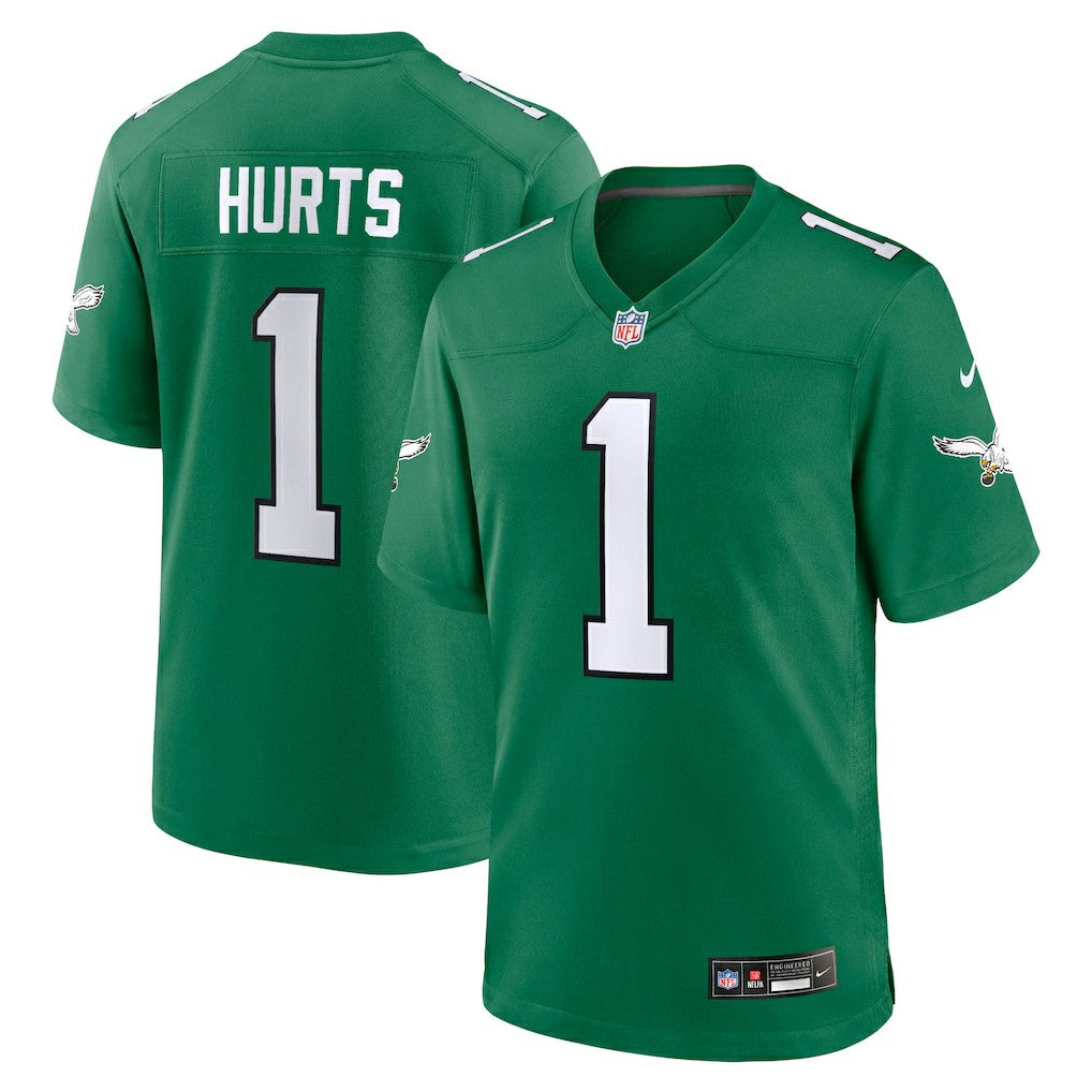 Jalen Hurts Philadelphia Eagles Alternate Game Player Jersey - Kelly Green discount