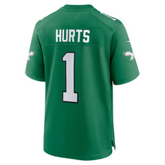 Jalen Hurts Philadelphia Eagles Alternate Game Player Jersey - Kelly Green discount