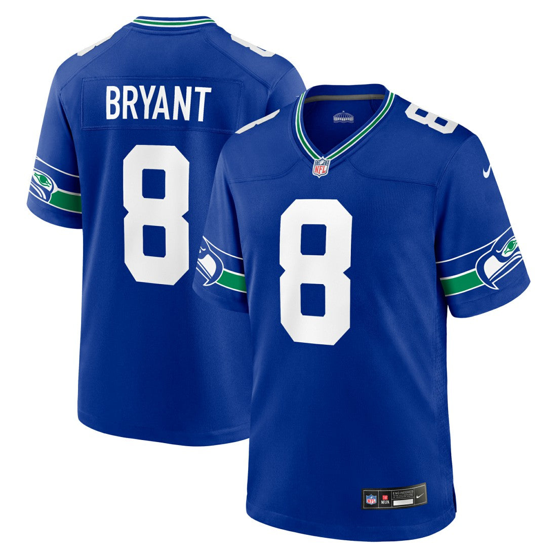 Coby Bryant Seattle Seahawks Throwback Player Game Jersey - Royal sale