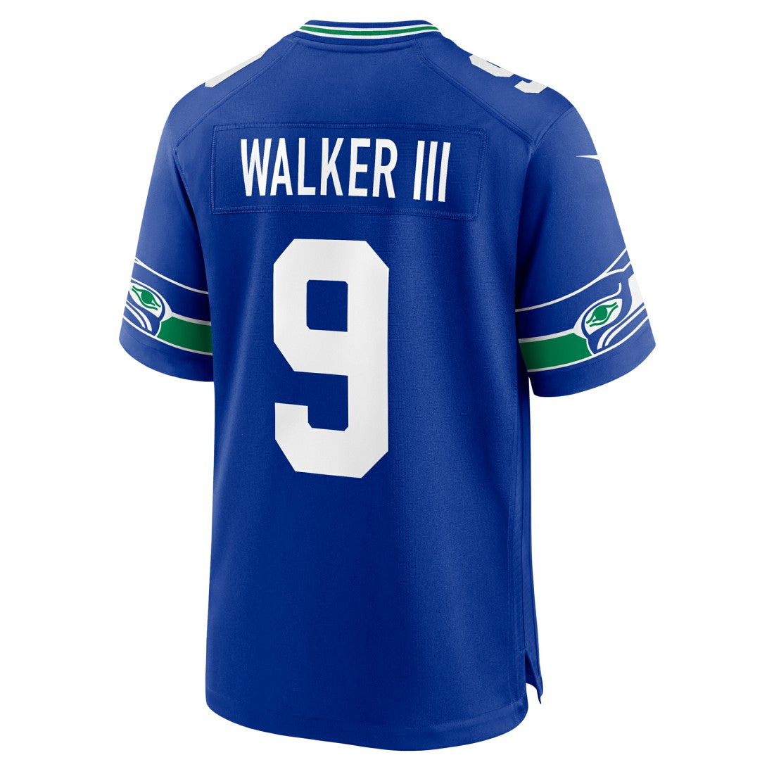Kenneth Walker III Seattle Seahawks Throwback Player Game Jersey - Royal on sale