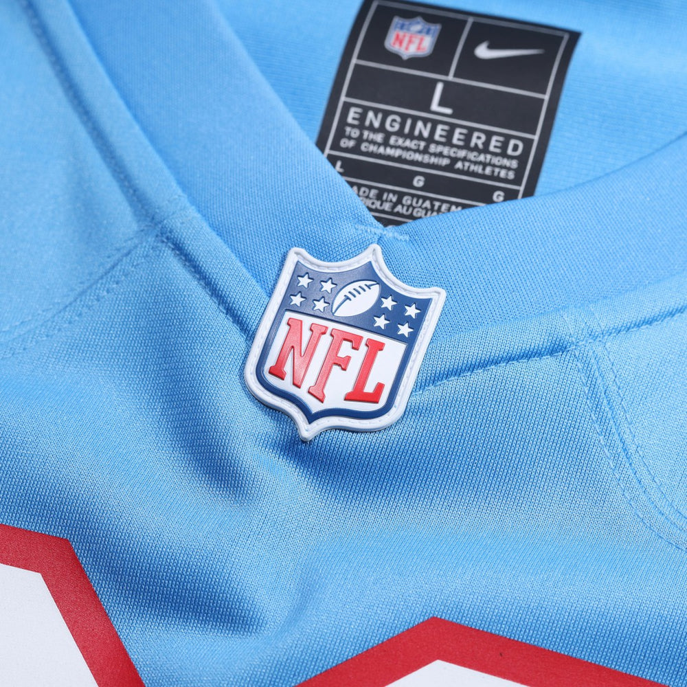 Jeffery Simmons Tennessee Titans Oilers Throwback Alternate Game Player Jersey - Light Blue outlet
