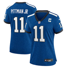 Michael Pittman Jr. Indianapolis Colts Women's Indiana Nights Alternate Game Jersey - Royal online