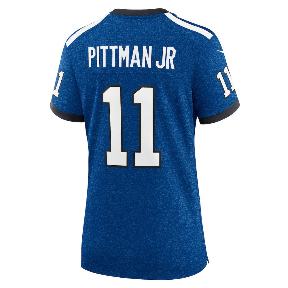 Michael Pittman Jr. Indianapolis Colts Women's Indiana Nights Alternate Game Jersey - Royal online