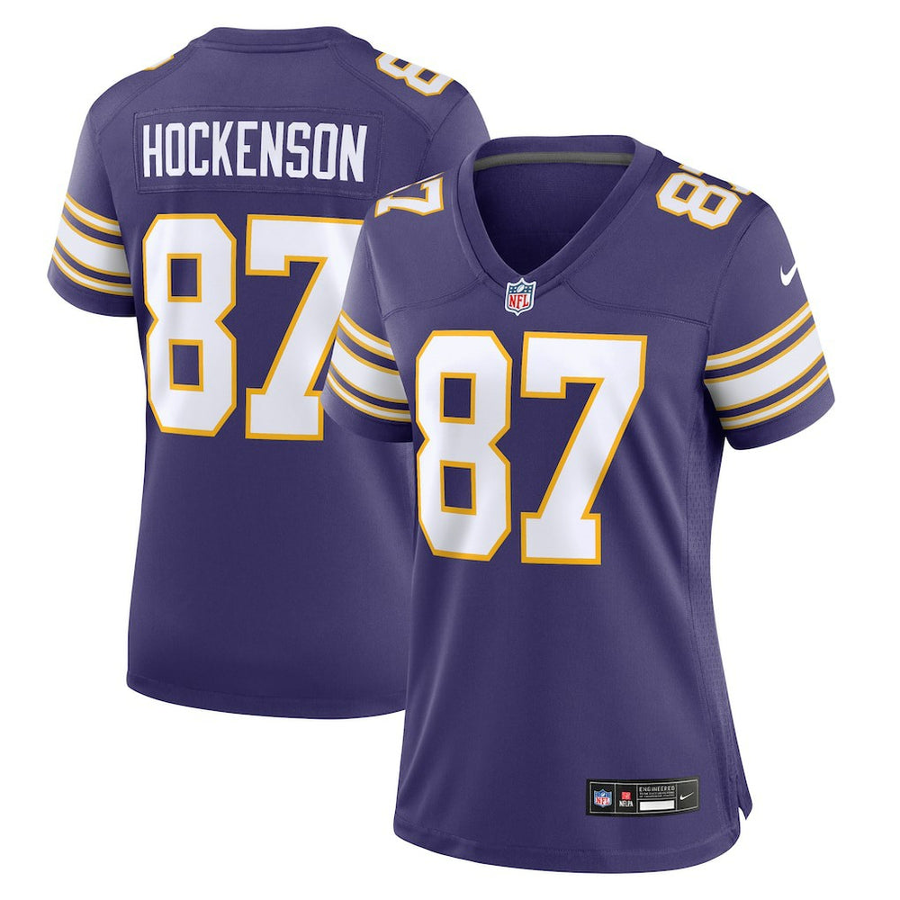 T.J. Hockenson Minnesota Vikings Women's Player Jersey - Purple online
