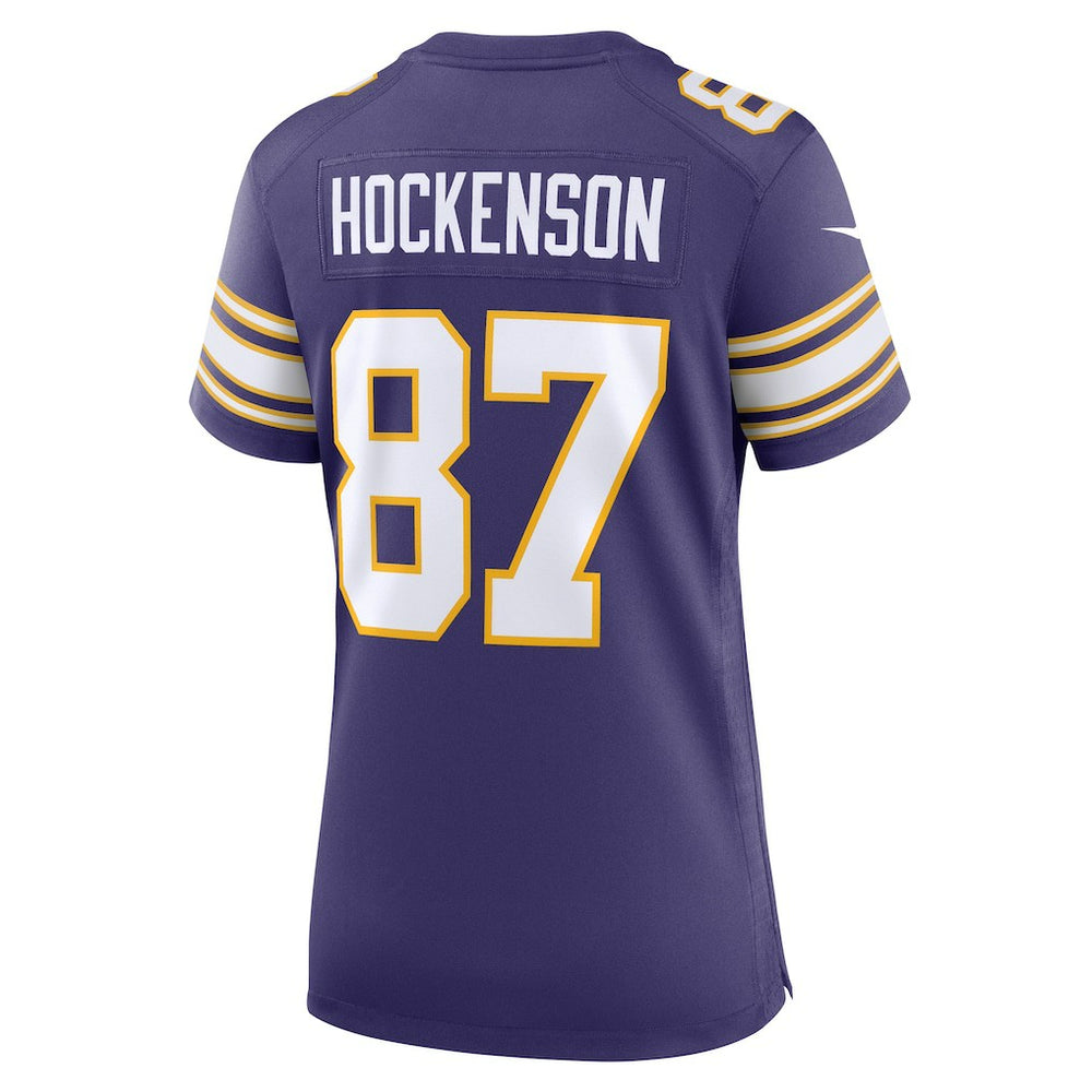 T.J. Hockenson Minnesota Vikings Women's Player Jersey - Purple online