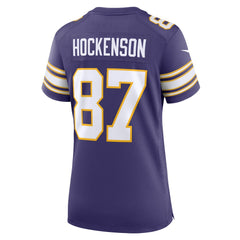 T.J. Hockenson Minnesota Vikings Women's Player Jersey - Purple online