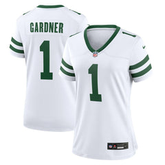 Ahmad Sauce Gardner New York Jets Women's Game Jersey - Legacy White for sale