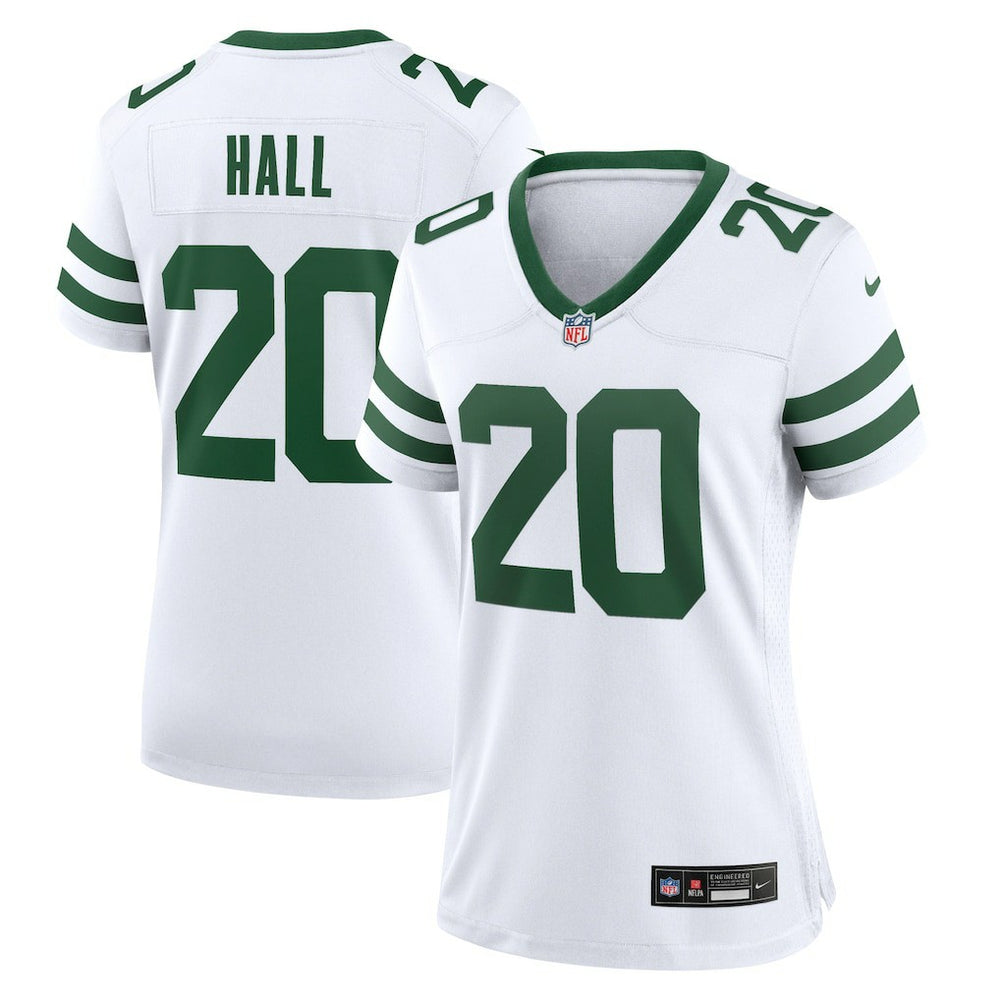 Breece Hall New York Jets Women's Game Jersey - Legacy White discount