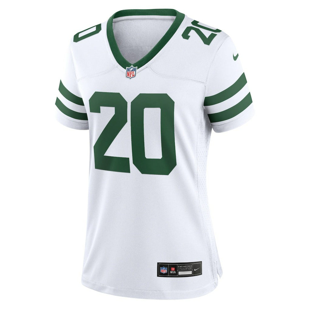 Breece Hall New York Jets Women's Game Jersey - Legacy White discount