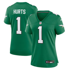Jalen Hurts Philadelphia Eagles Women's Game Player Jersey - Kelly Green cheap