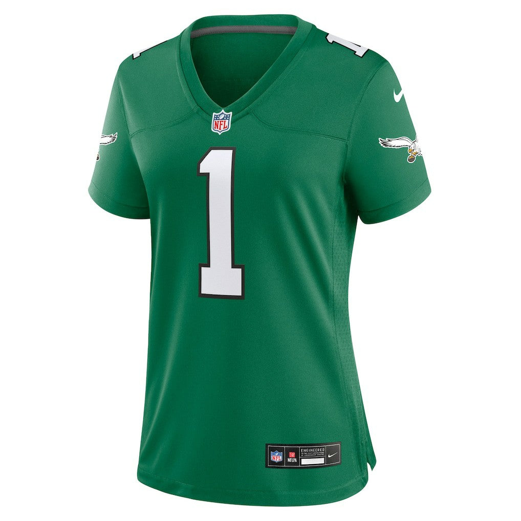Jalen Hurts Philadelphia Eagles Women's Game Player Jersey - Kelly Green cheap