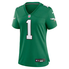 Jalen Hurts Philadelphia Eagles Women's Game Player Jersey - Kelly Green cheap