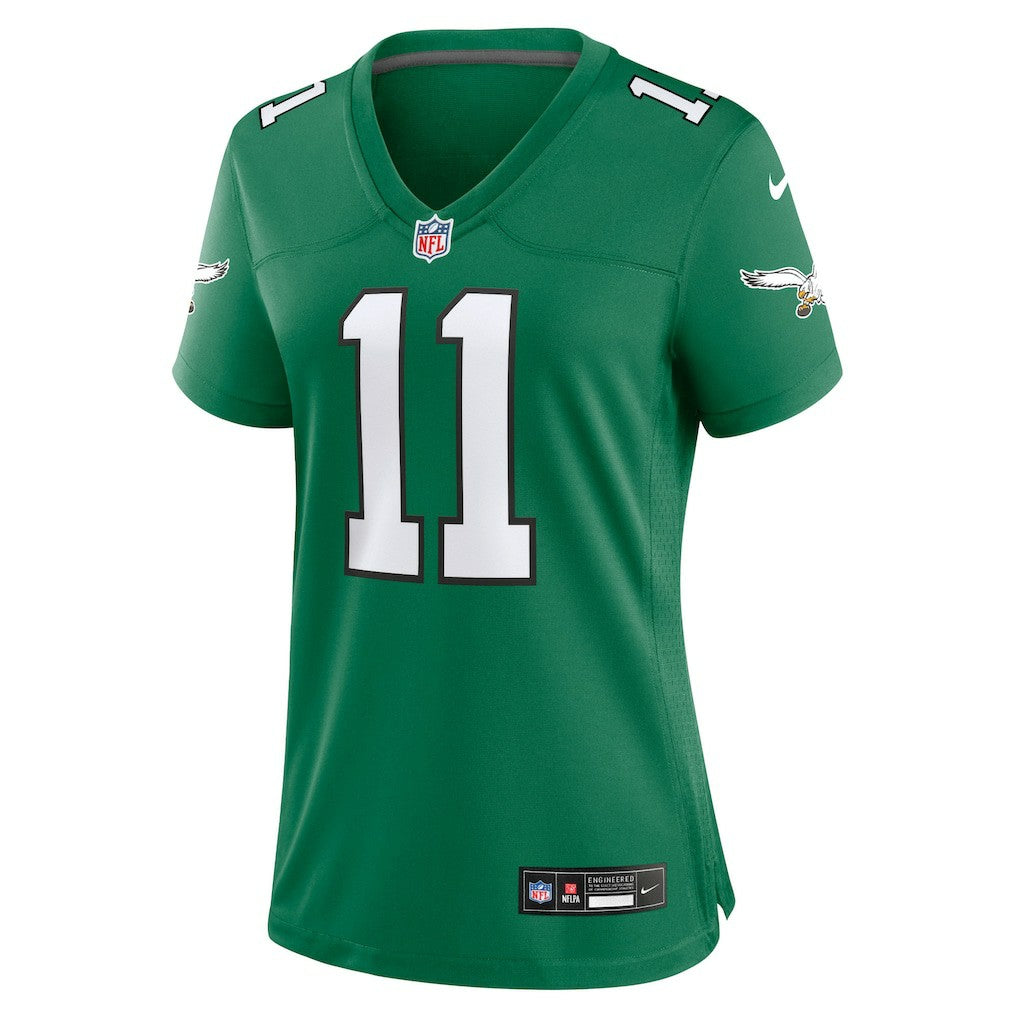 A.J. Brown Philadelphia Eagles Women's Player Jersey - Kelly Green cheap
