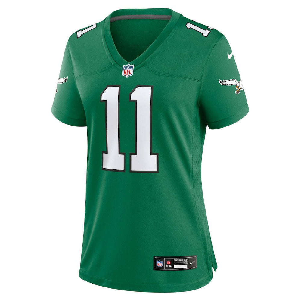 A.J. Brown Philadelphia Eagles Women's Player Jersey - Kelly Green cheap