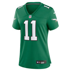 A.J. Brown Philadelphia Eagles Women's Player Jersey - Kelly Green cheap