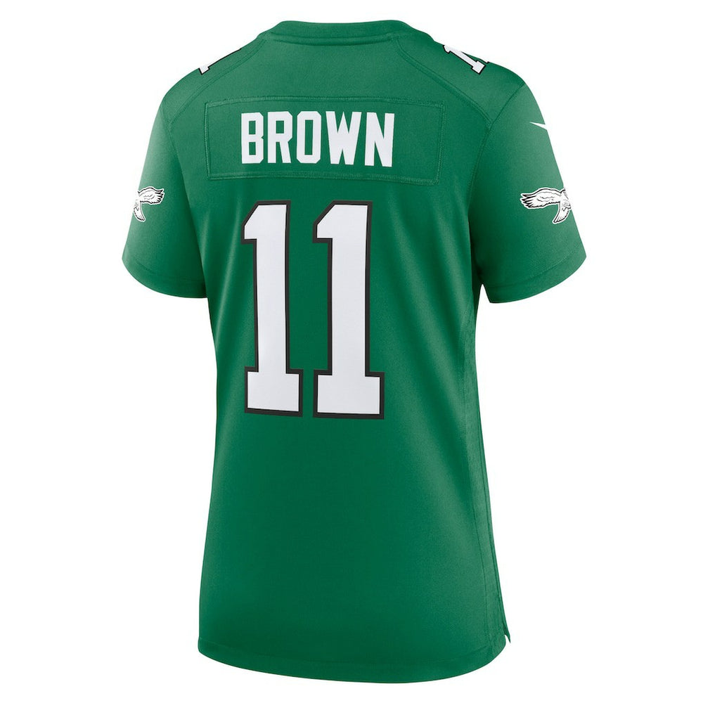A.J. Brown Philadelphia Eagles Women's Player Jersey - Kelly Green cheap