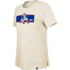 New England Patriots New Era Women's Third Down Historic T-Shirt - Tan for sale