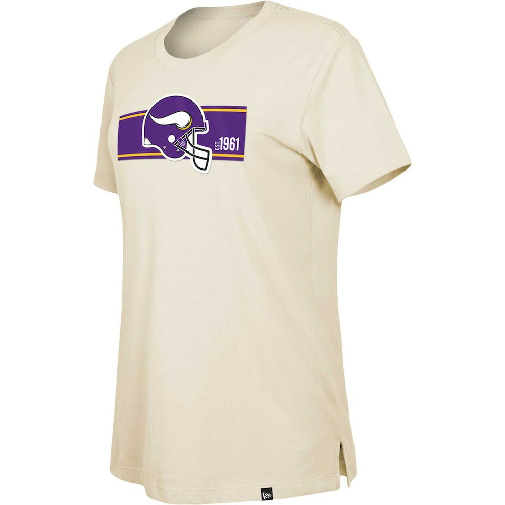 Minnesota Vikings New Era Women's Third Down Historic T-Shirt - Tan sale