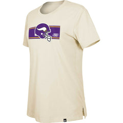 Minnesota Vikings New Era Women's Third Down Historic T-Shirt - Tan sale