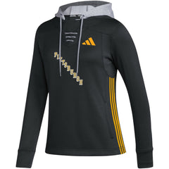 Pittsburgh Penguins adidas Women's Refresh Skate Lace AEROREADY Pullover Hoodie - Black Hoodies