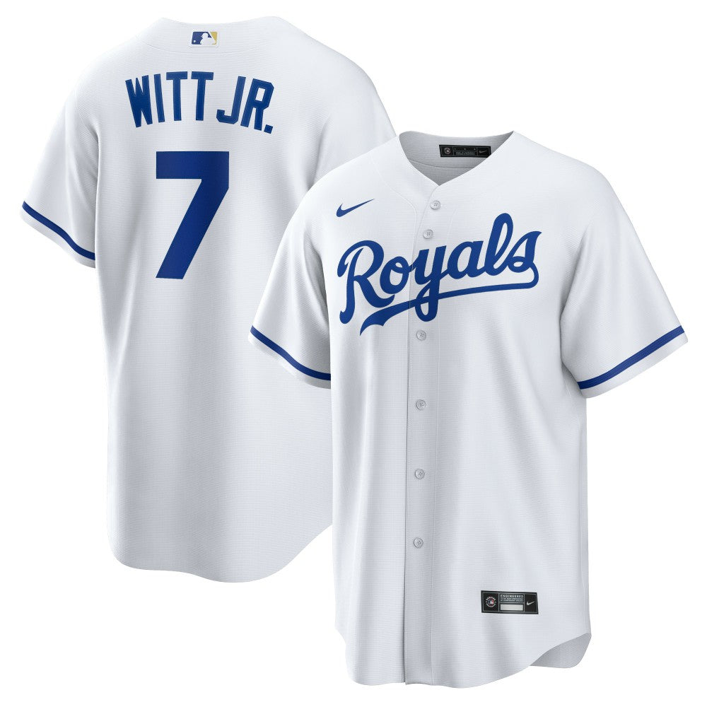 Bobby Witt Jr. Kansas City Royals Home Replica Player Jersey White