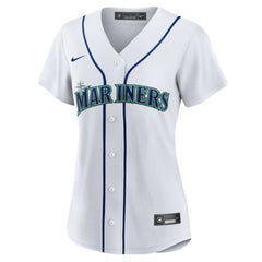 Julio Rodriguez Seattle Mariners Women's Home Replica Player Jersey White