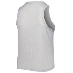 San Francisco Giants Soft as a Grape Women's Plus Size High Neck Tri-Blend Tank Top Gray