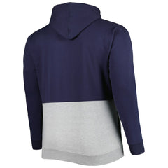 Washington Nationals Big & Tall Fleece Half-Zip Hoodie Navy/White