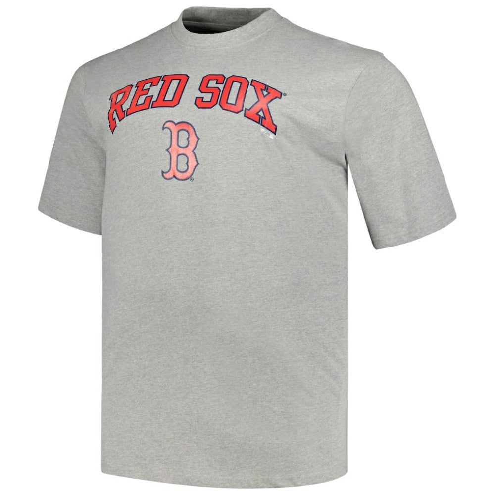 Boston Red Sox Profile Big & Tall T-Shirt Combo Pack Black/Heather Gray