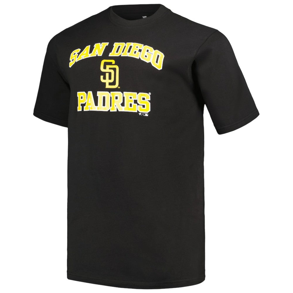 San Diego Padres Profile Big & Tall T-Shirt Combo Pack Black/Heather Gray