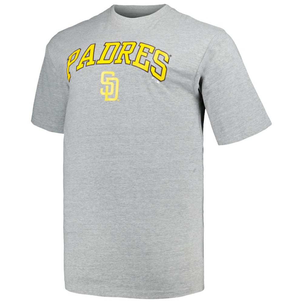 San Diego Padres Profile Big & Tall T-Shirt Combo Pack Black/Heather Gray