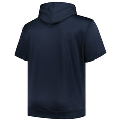 Minnesota Twins Profile Big & Tall Contrast Short Sleeve Pullover Hoodie Navy