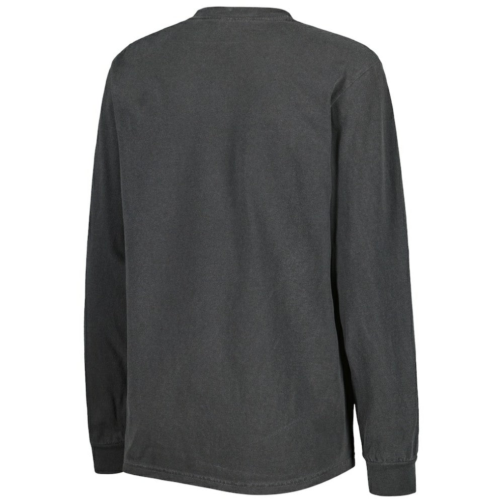 Chicago White Sox Soft as a Grape Women's Team Pigment Dye Long Sleeve T-Shirt Black
