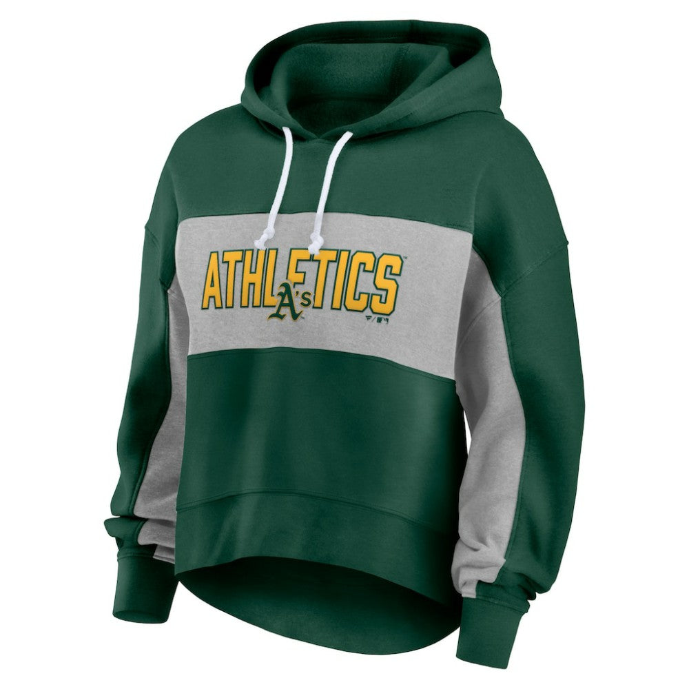 Athletics Women's Filled Stat Sheet Pullover Hoodie Green
