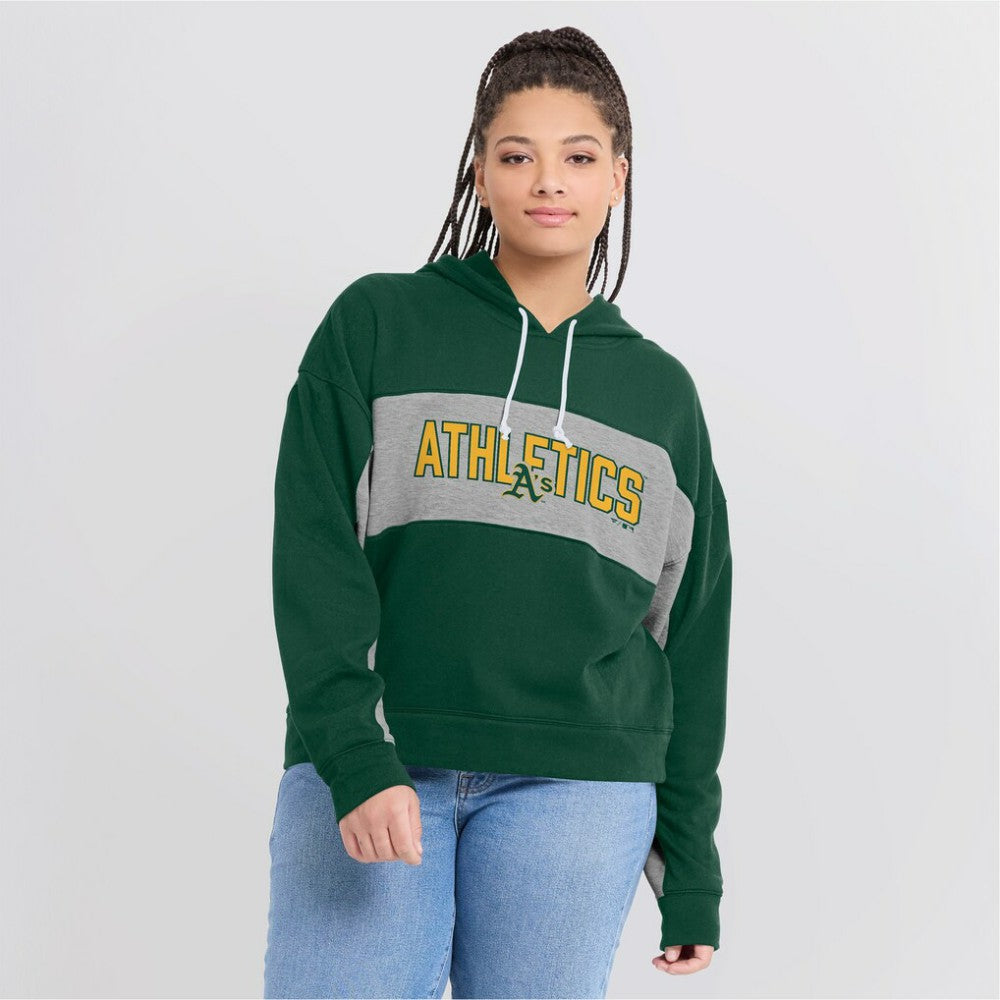 Athletics Women's Filled Stat Sheet Pullover Hoodie Green