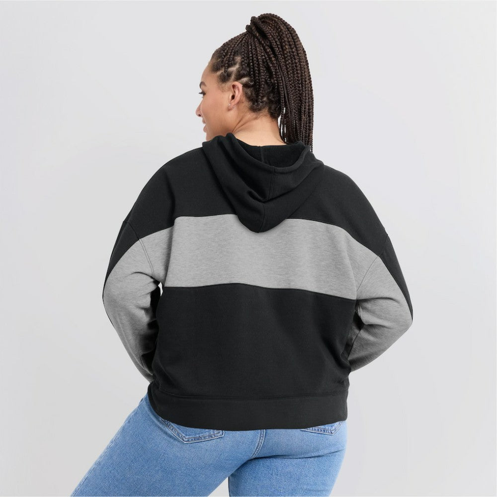Pittsburgh Pirates Women's Filled Stat Sheet Pullover Hoodie Black