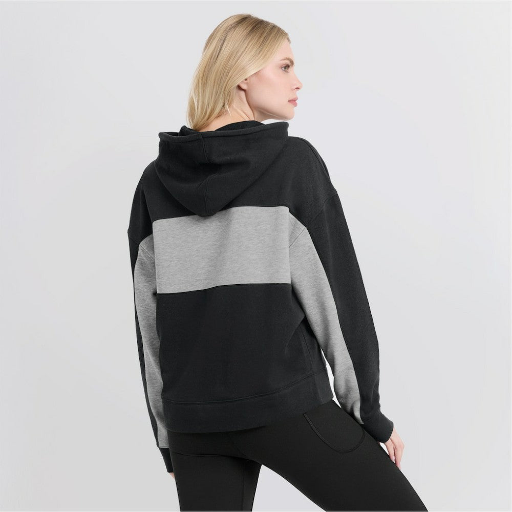 Chicago White Sox Women's Filled Stat Sheet Pullover Hoodie Black