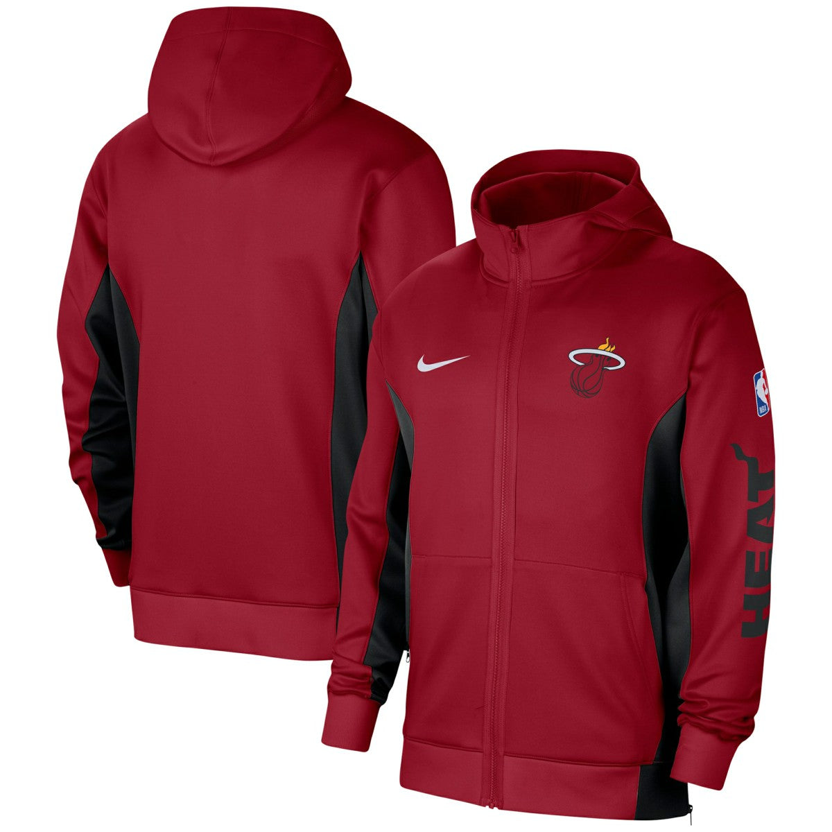 Miami Heat 2023/24 Authentic Showtime Full-Zip Hoodie - Red online