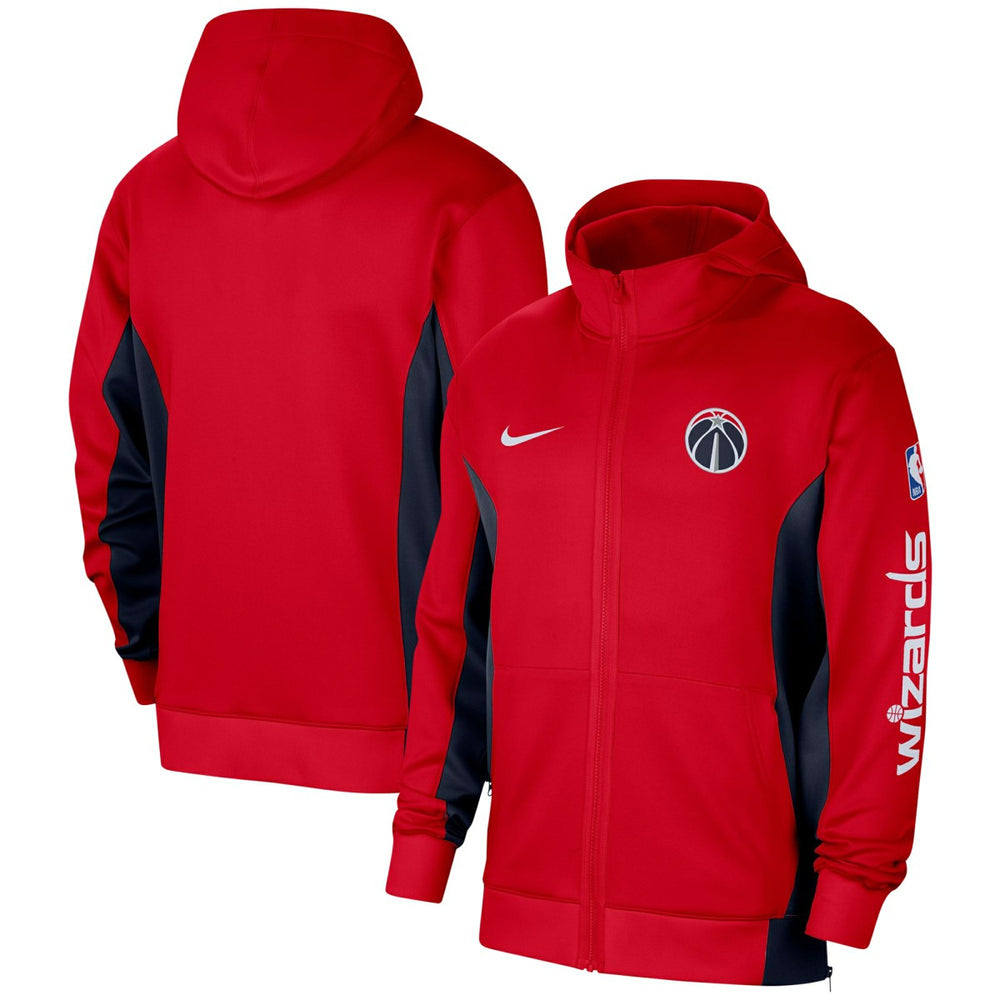 Washington Wizards 2023/24 Authentic Showtime Full-Zip Hoodie - Red for sale